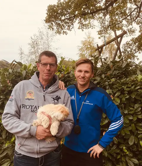 Dr. Stefan Bußmann mit Pascal Stempfle