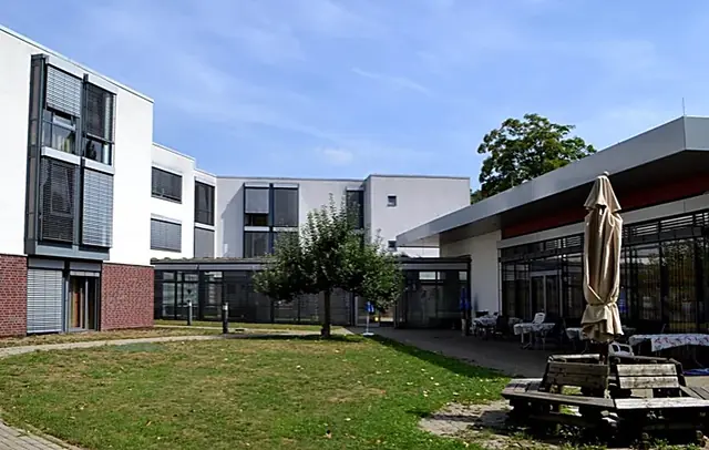 Gebäude und Garten von Haus Schinkel